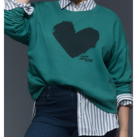 Anthro Sweatshirt Sz XS - Picture 7 of 7